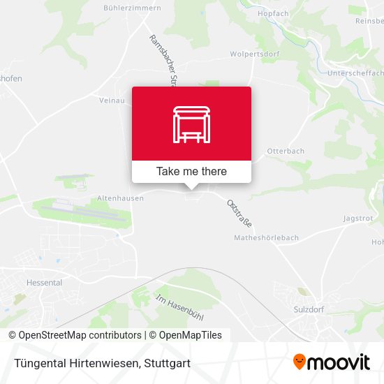Tüngental Hirtenwiesen map