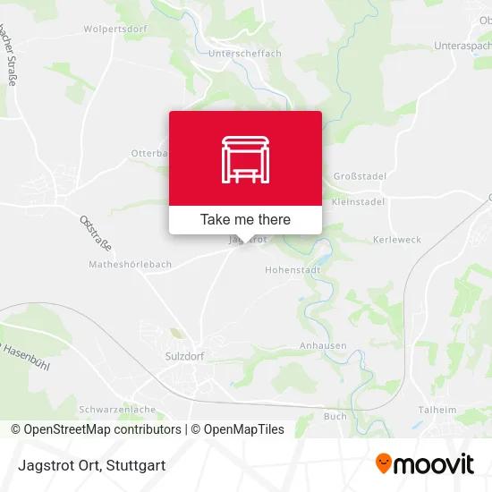 Карта Jagstrot Ort