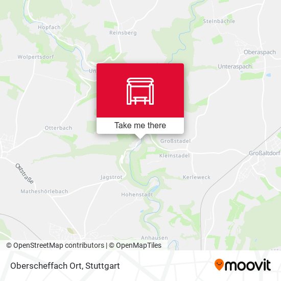 Карта Oberscheffach Ort