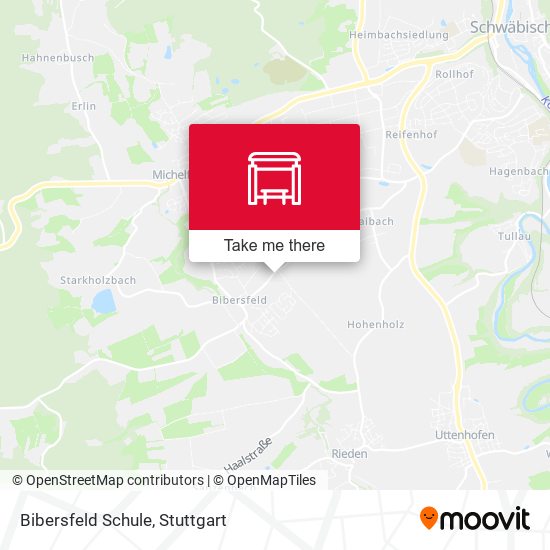 Карта Bibersfeld Schule