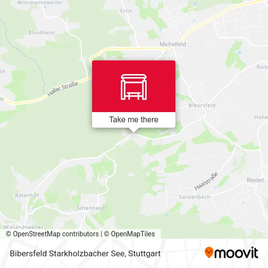 Карта Bibersfeld Starkholzbacher See