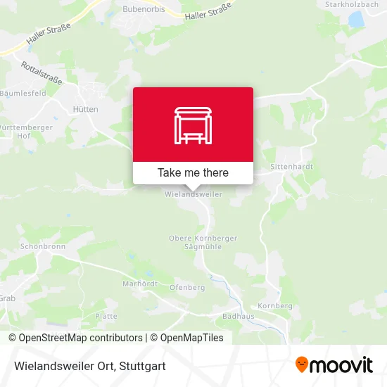 Wielandsweiler Ort map