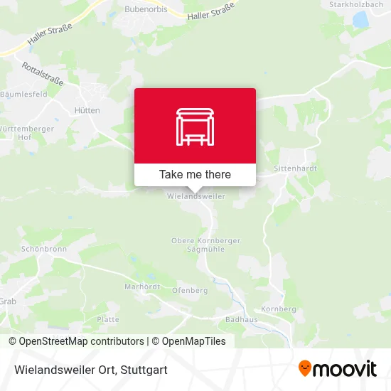 Wielandsweiler Ort map