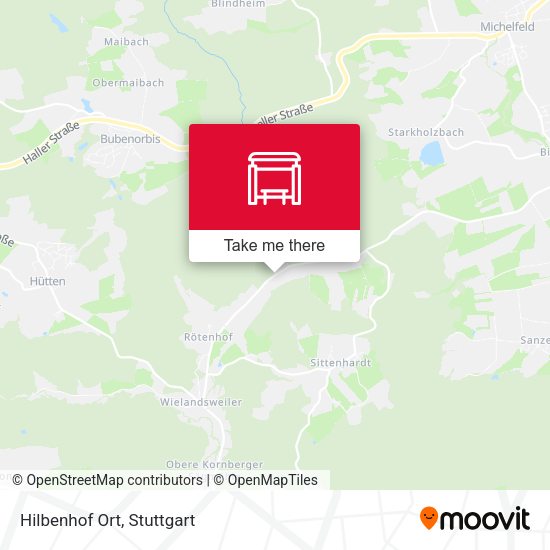Карта Hilbenhof Ort