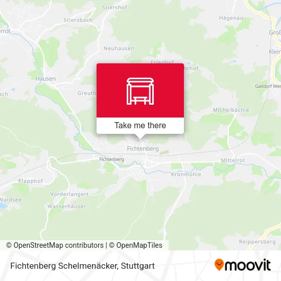 Карта Fichtenberg Schelmenäcker