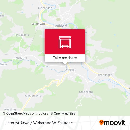 Unterrot Arwa / Wirkerstraße map