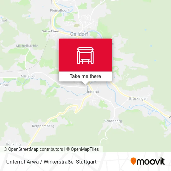 Карта Unterrot Arwa / Wirkerstraße