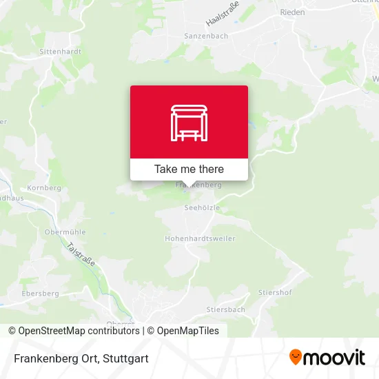 Карта Frankenberg Ort