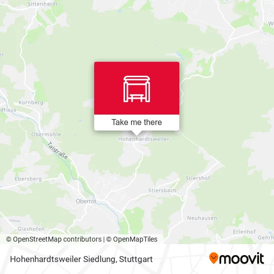Карта Hohenhardtsweiler Siedlung