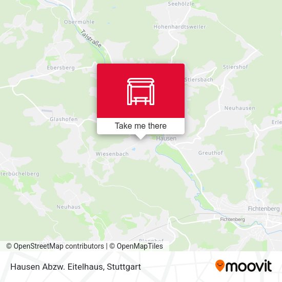 Hausen Abzw. Eitelhaus map