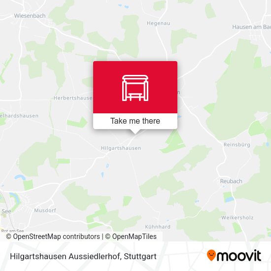 Hilgartshausen Aussiedlerhof map