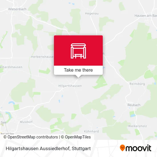 Карта Hilgartshausen Aussiedlerhof