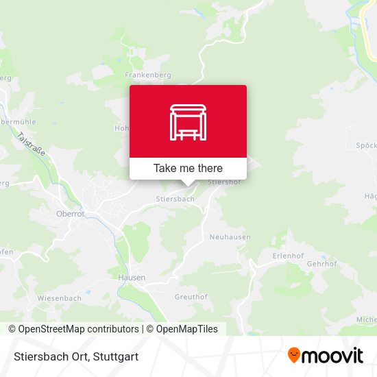 Карта Stiersbach Ort