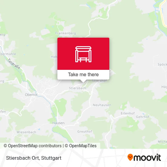 Stiersbach Ort map
