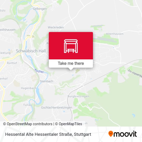 Hessental Alte Hessentaler Straße map