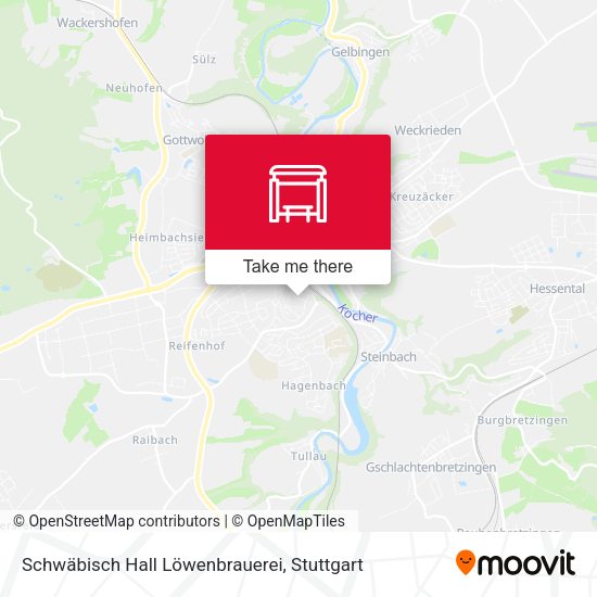 Schwäbisch Hall Löwenbrauerei map