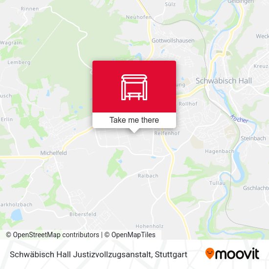 Schwäbisch Hall Justizvollzugsanstalt map