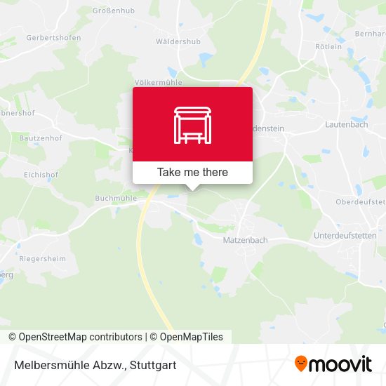 Melbersmühle Abzw. map