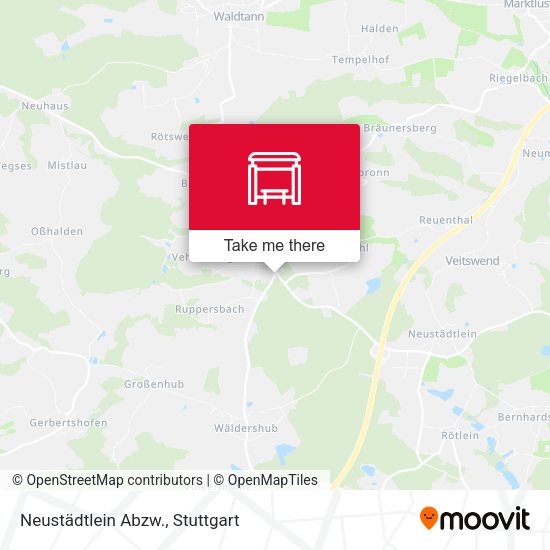 Neustädtlein Abzw. map