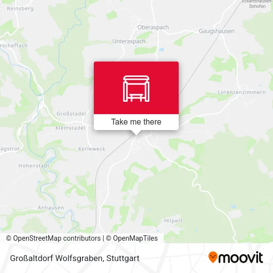 Карта Großaltdorf Wolfsgraben