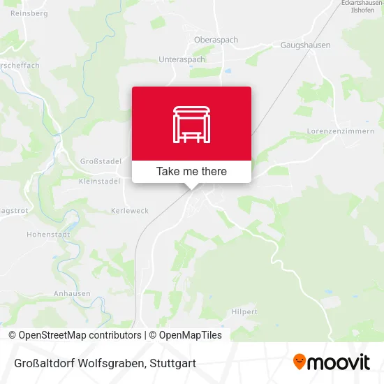 Карта Großaltdorf Wolfsgraben