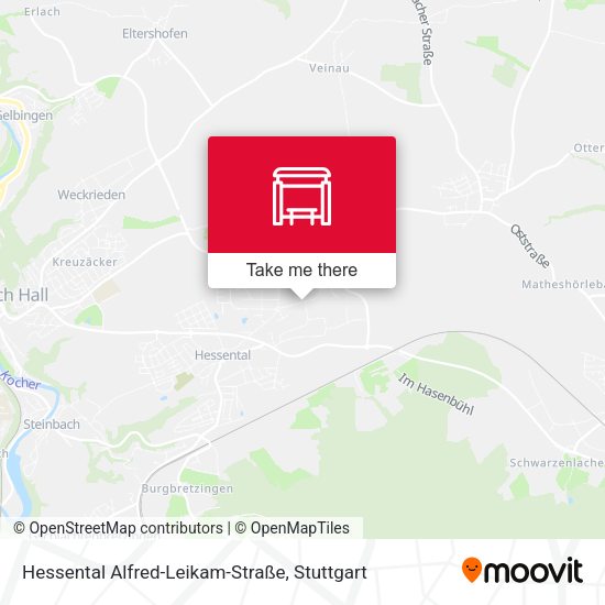 Hessental Alfred-Leikam-Straße map