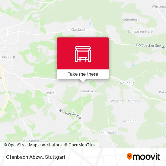 Карта Ofenbach Abzw.
