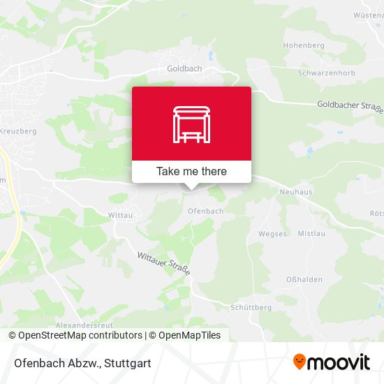 Карта Ofenbach Abzw.