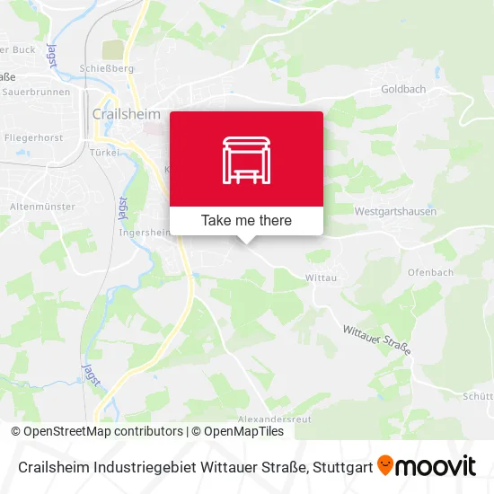 Карта Crailsheim Industriegebiet Wittauer Straße