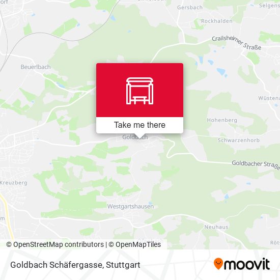 Goldbach Schäfergasse map