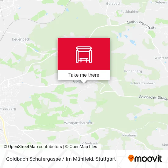 Карта Goldbach Schäfergasse / Im Mühlfeld