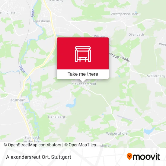 Alexandersreut Ort map