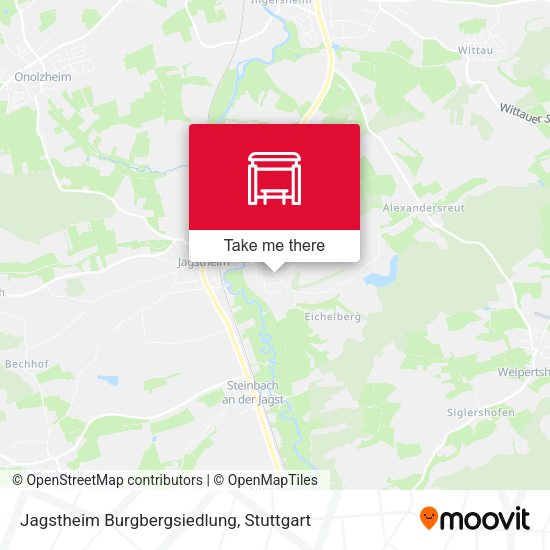 Jagstheim Burgbergsiedlung map