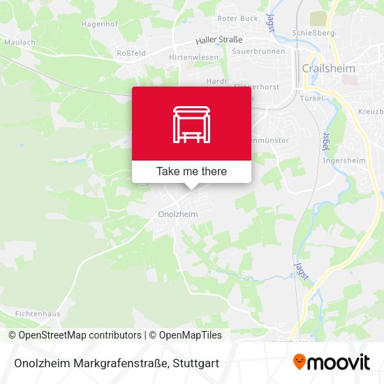 Onolzheim Markgrafenstraße map