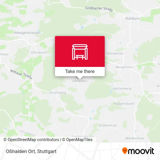 Карта Oßhalden Ort