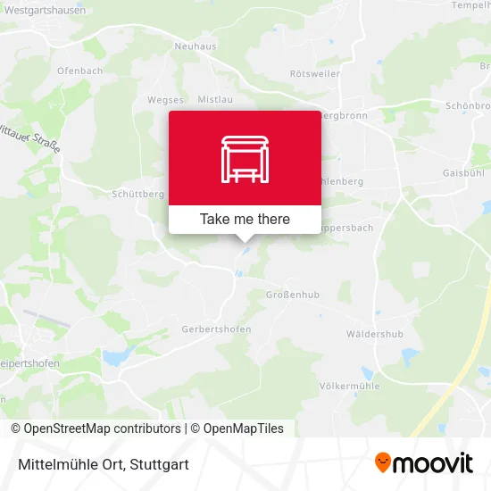Карта Mittelmühle Ort