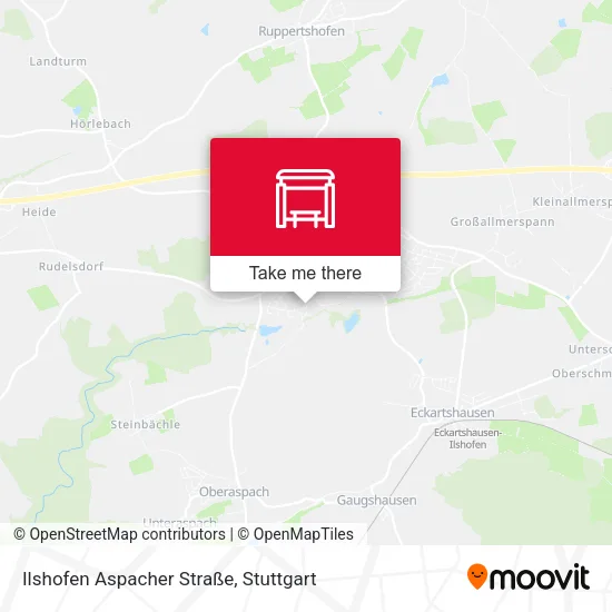 Карта Ilshofen Aspacher Straße