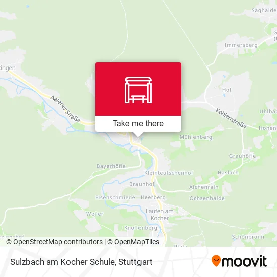 Карта Sulzbach am Kocher Schule