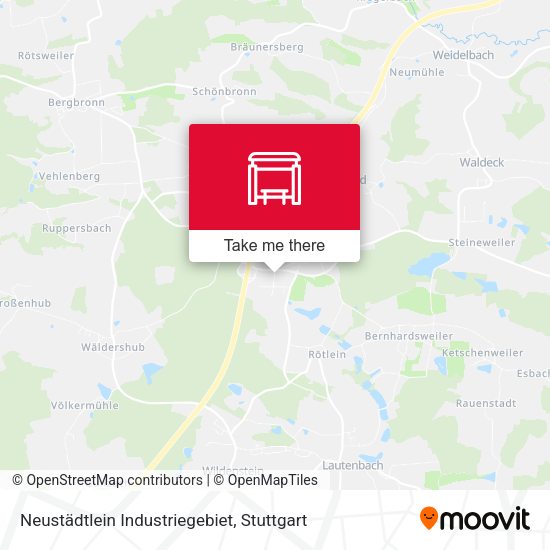Neustädtlein Industriegebiet map