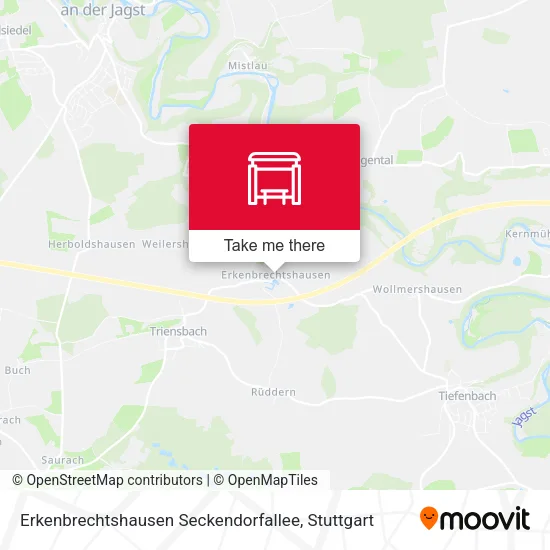 Карта Erkenbrechtshausen Seckendorfallee