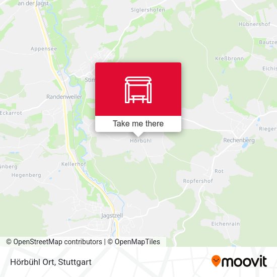 Hörbühl Ort map