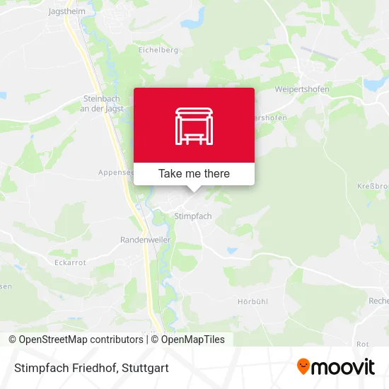 Карта Stimpfach Friedhof