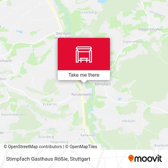 Карта Stimpfach Gasthaus Rößle