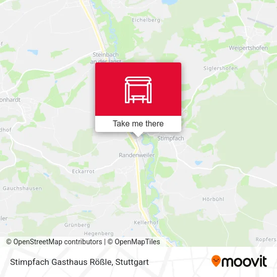 Карта Stimpfach Gasthaus Rößle