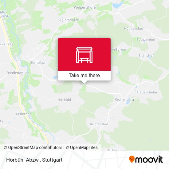 Карта Hörbühl Abzw.