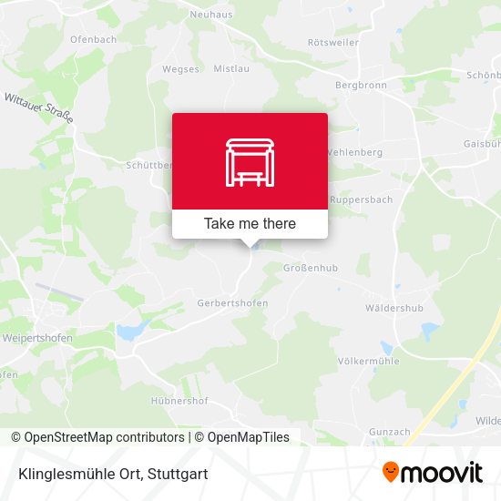 Klinglesmühle Ort map