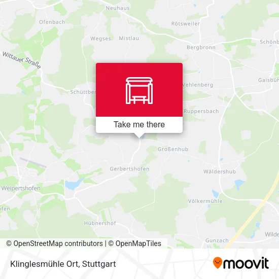 Карта Klinglesmühle Ort