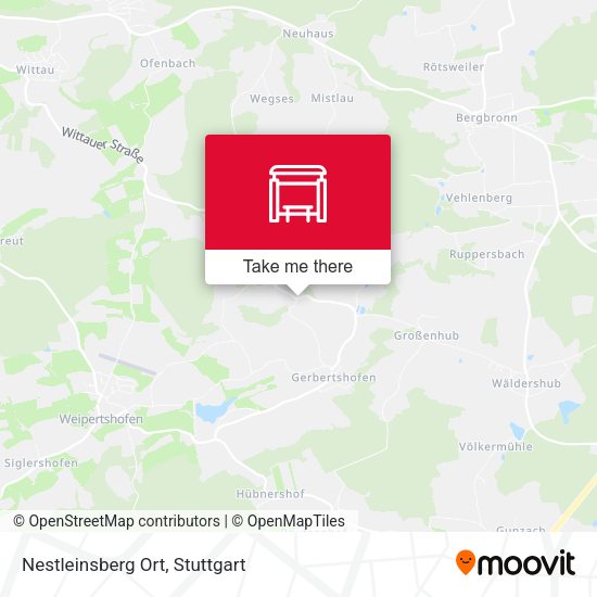 Карта Nestleinsberg Ort