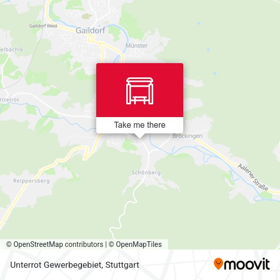 Карта Unterrot Gewerbegebiet
