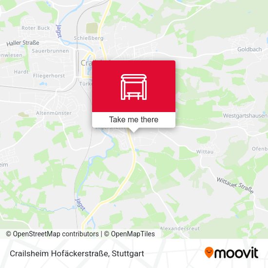 Карта Crailsheim Hofäckerstraße